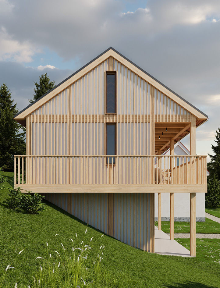 Apartment Donovaly – rear gable