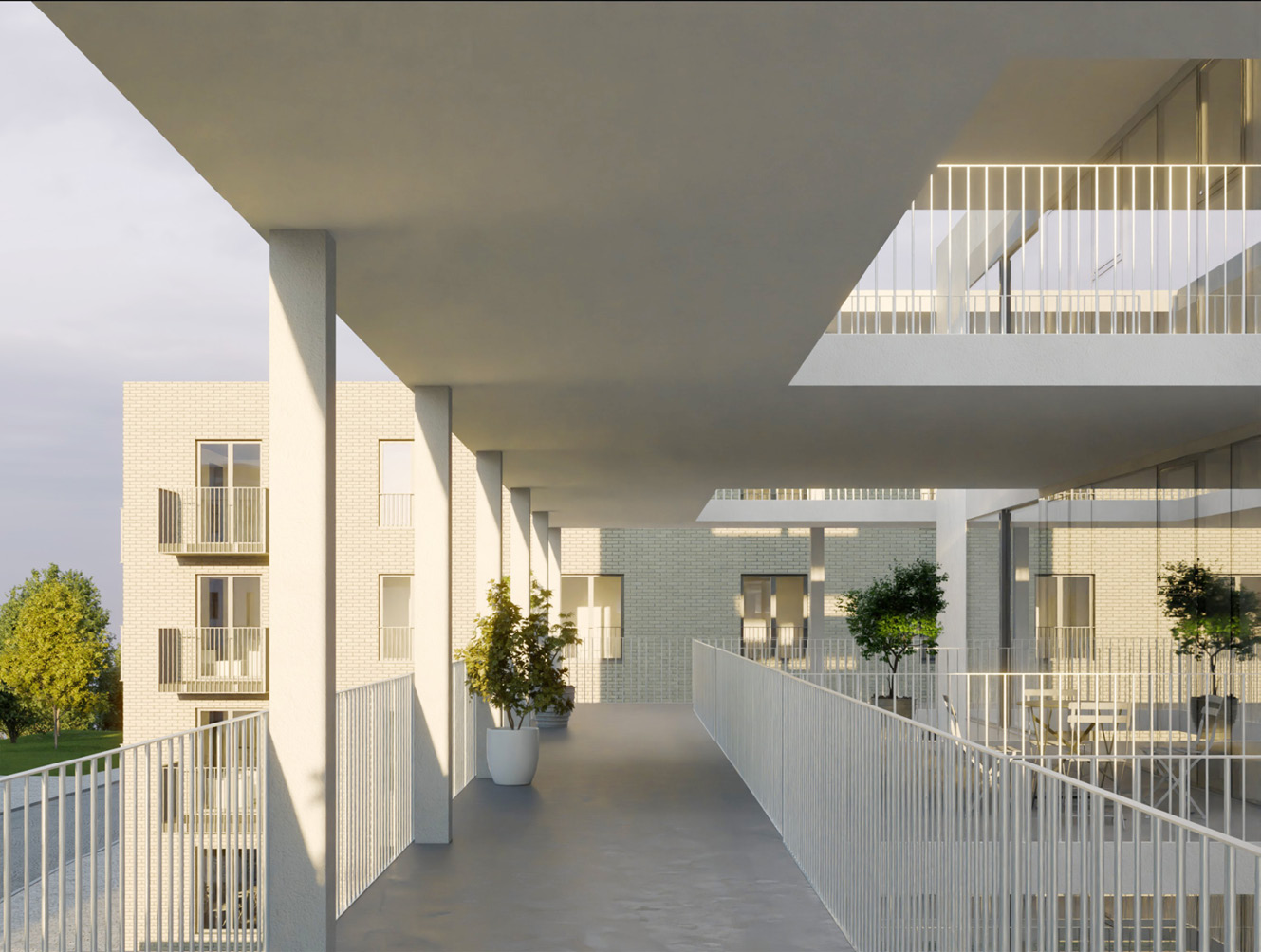 Gallery walkway – view