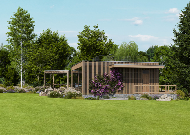 Sauna – exterior 1