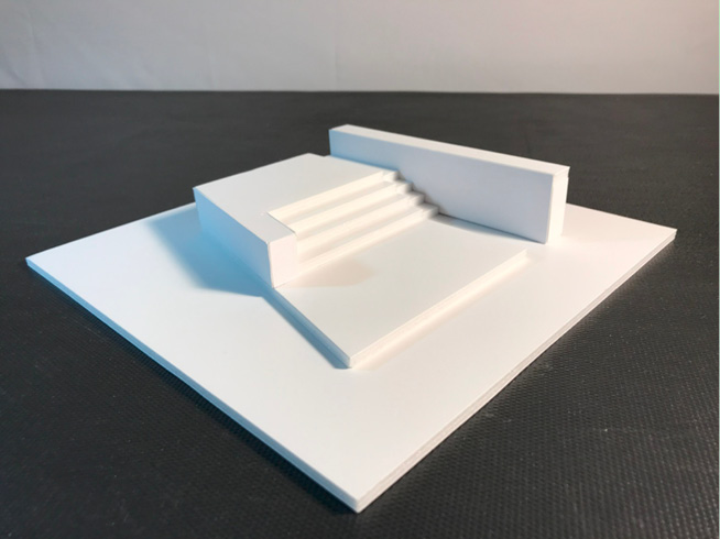 Model – stepped platform
